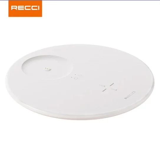 چراغ و شارژر وایرلس رومیزی 15 وات رسی Recci Shadow Wireless Charger RLS-L17 - Image 4