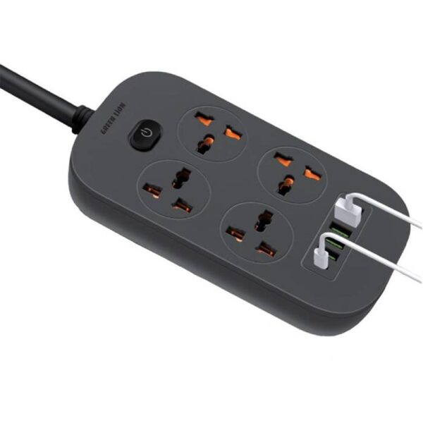 چند راهی برق گرین لاین مدل Green lion power socket 2500W GNPOWS5USB - Image 3