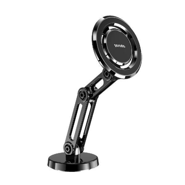 PD MMDAR BK Porodo Zinc Alloy Versatile Phone Mount Multi Joint 360° Rotating Black