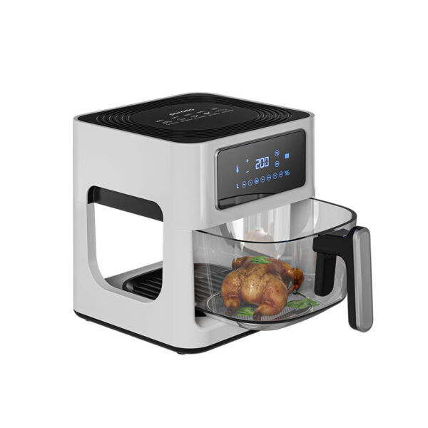 Porodo LifeStyle 5L Glass Pot Air Fryer White