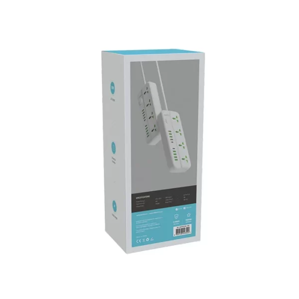 YOPSHOP.IR Porodo Blue 4 Universal Sockets Power Strip4