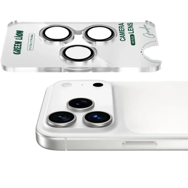 محافظ لنز دوربین اچ دی پلاس سری 17 گرین Green Lion iPhone 17 Series HD Plus Camera Lens