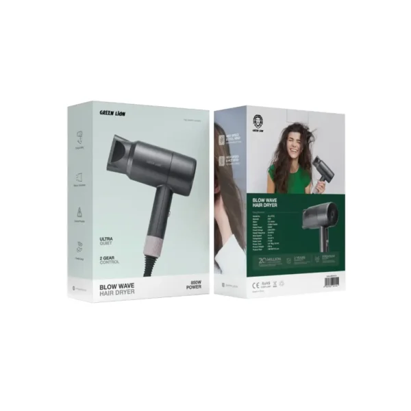 سشوار بلو ویو 850 وات گرین Green Blow Wave Hair Dryer